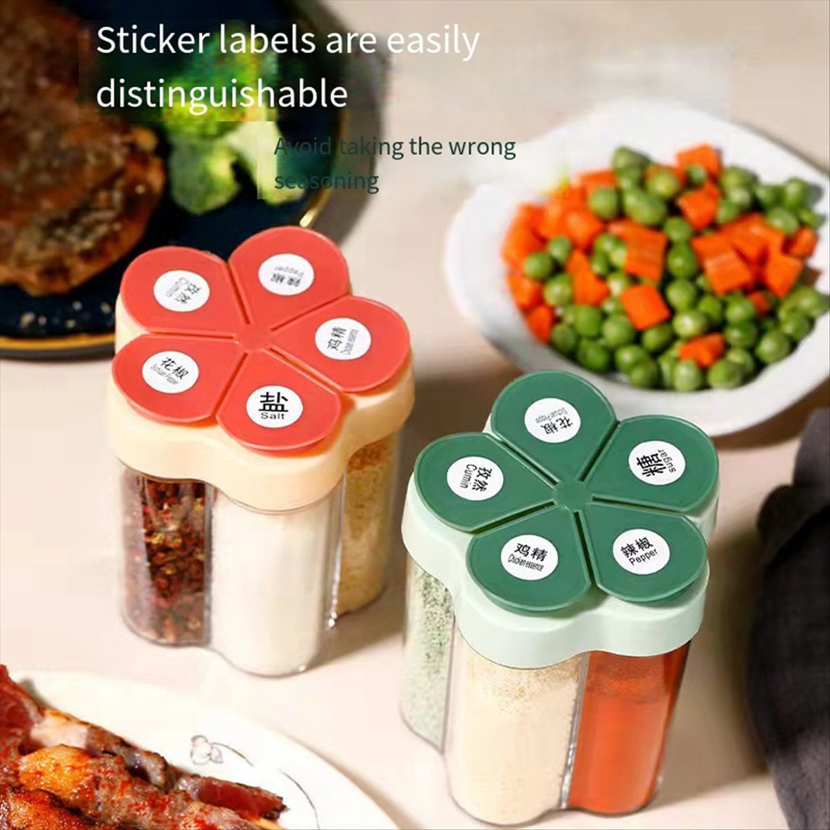 Kitchen Gadgets Popular - 【BELIEBTE WÄHLENDE WÄHLENDE】Gewürzbehälter Gewürzflasche Gewürzaufbewahrungsbox Outdoor-Camping-Gewürzbehälter