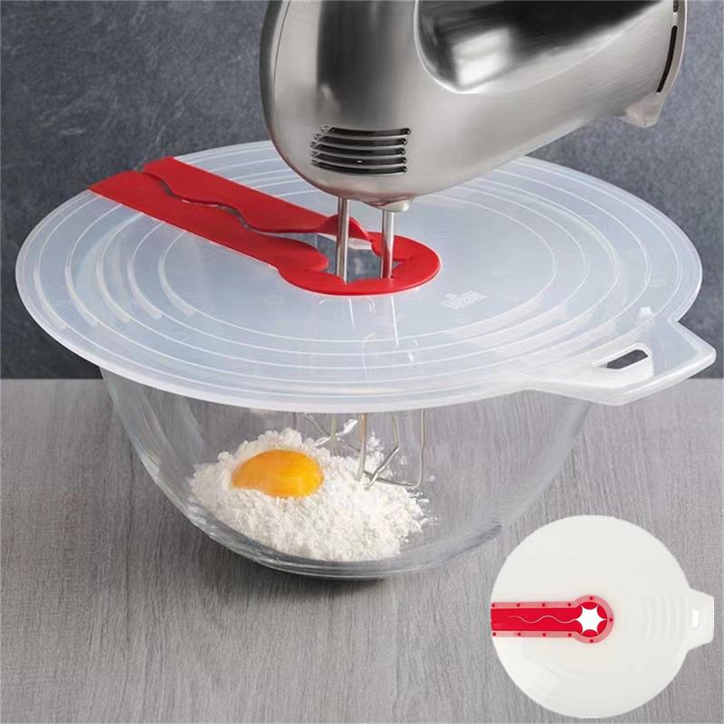 Kitchen Gadgets Must Have - Beat Eggs Mixer-Abdeckung, Mixer-Spritzschutz, Schneebesen, Rührschüssel-Deckel,