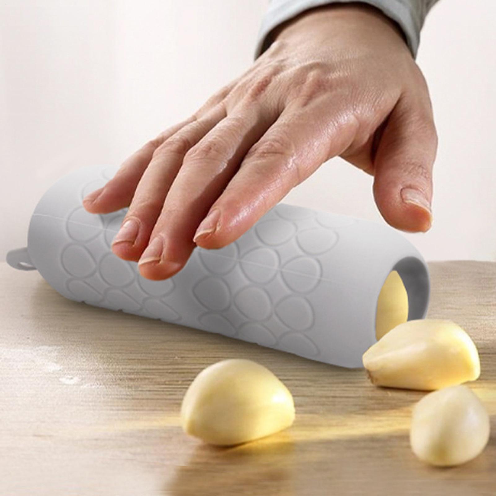 Kitchen Gadgets Youtube - Knoblauchschäler, Schneller Knoblauchschäler, Küchenhelfer, Einfacher Rollenschäler