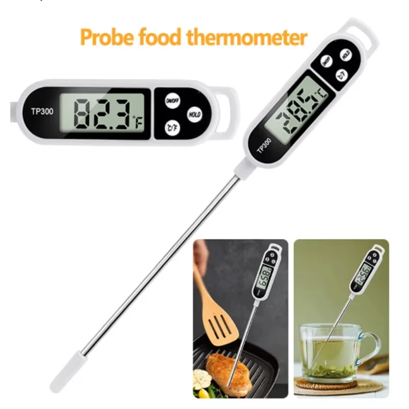 Kitchen Gadgets Electronic - 1-10P Digitales Küchenthermometer TP300 Wasser- und