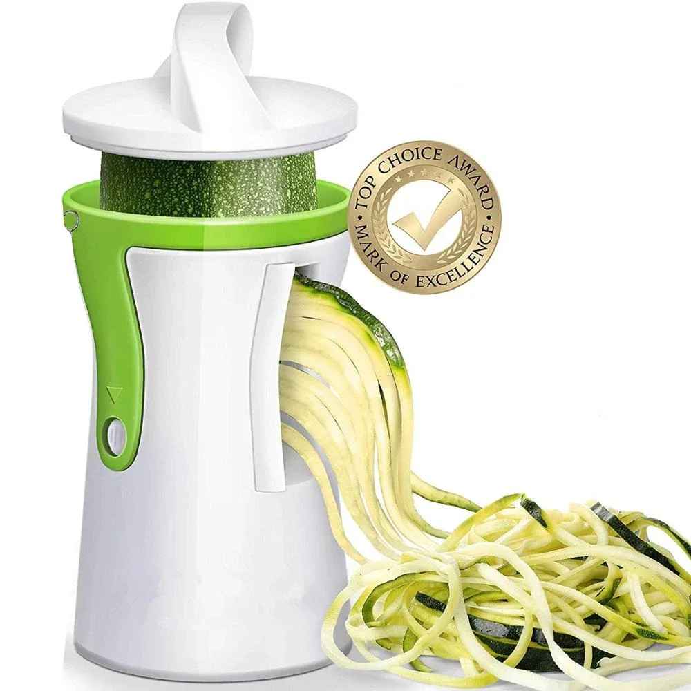 Spiralizer Vegetable Noodle - LMETJMA Heavy Duty Spiralizer Gemüseschneider Gemüsespiralschneider