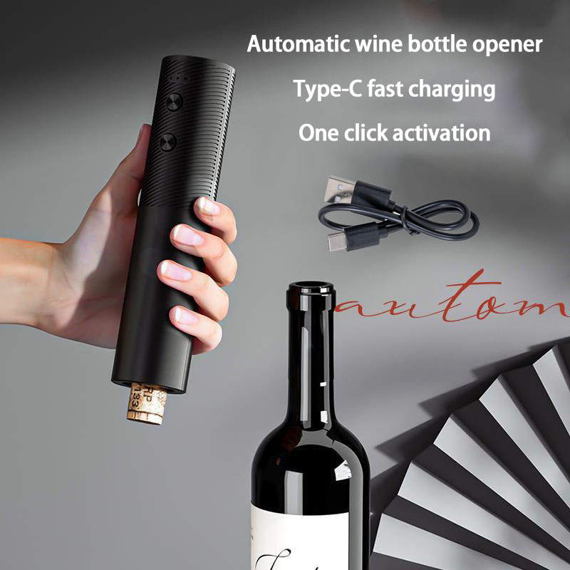 Kitchen Gadgets Smart - Automatischer Weinflaschenöffner, USB wiederaufladbar, elektrischer Weinkorkenzieheröffner,