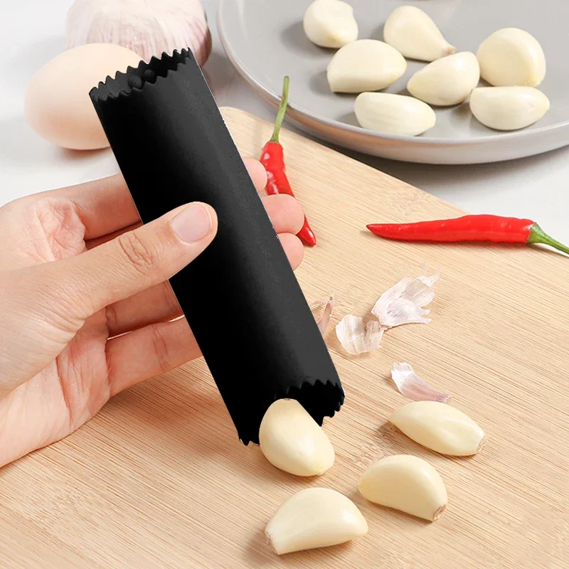 Kitchen Gadgets Youtube - 1 Stück Silikon-Knoblauchschäler, Roller-Entkerner, Verbesserte Rollröhre,