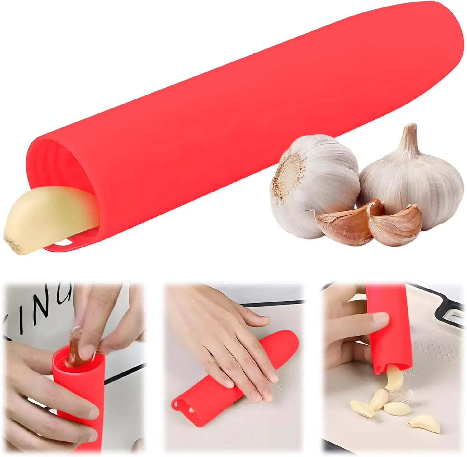 Kitchen Gadgets Youtube - Geruchsneutrale Silikon-Schälrolle für Obst und Gemüse