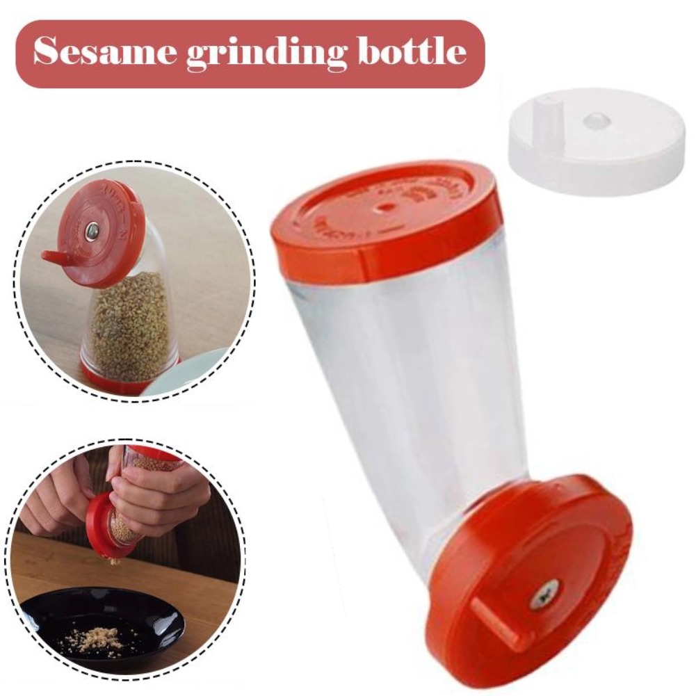 Kitchen Gadgets Japanese - Innovativer Sesam-Mühlenapparat - Doppelfunktion: Aufbewahrung &