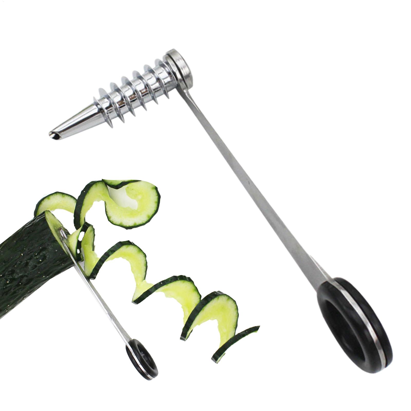 Spiralizer Vegetable Noodle - Zucchini-Spiralschneider Nudelmaschine Edelstahl Zucchini-Schneider Leichtgewichtiges Küchengerät