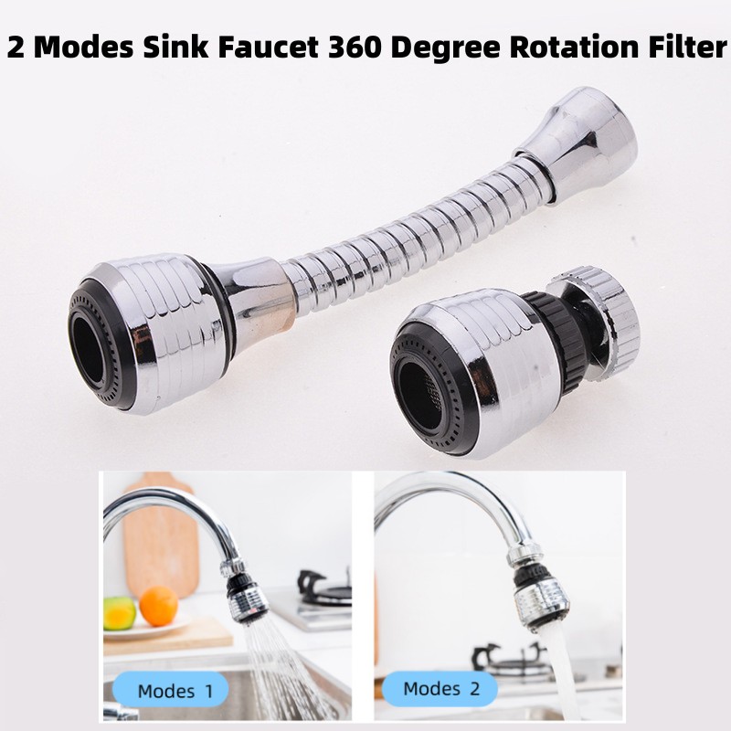 Kitchen Gadgets Youtube - 2 Modi Waschbecken Wasserhahn 360-Grad-Drehung Filter