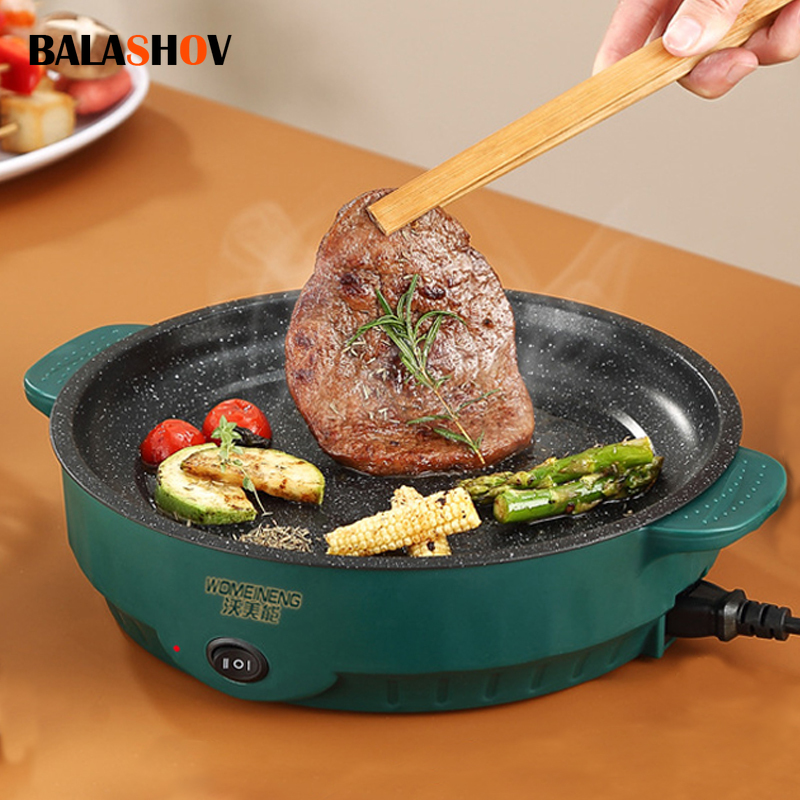 Kitchen Gadgets Smart - Elektrische Multikocher Elektrische Bratpfanne 220V Haushaltsgrill