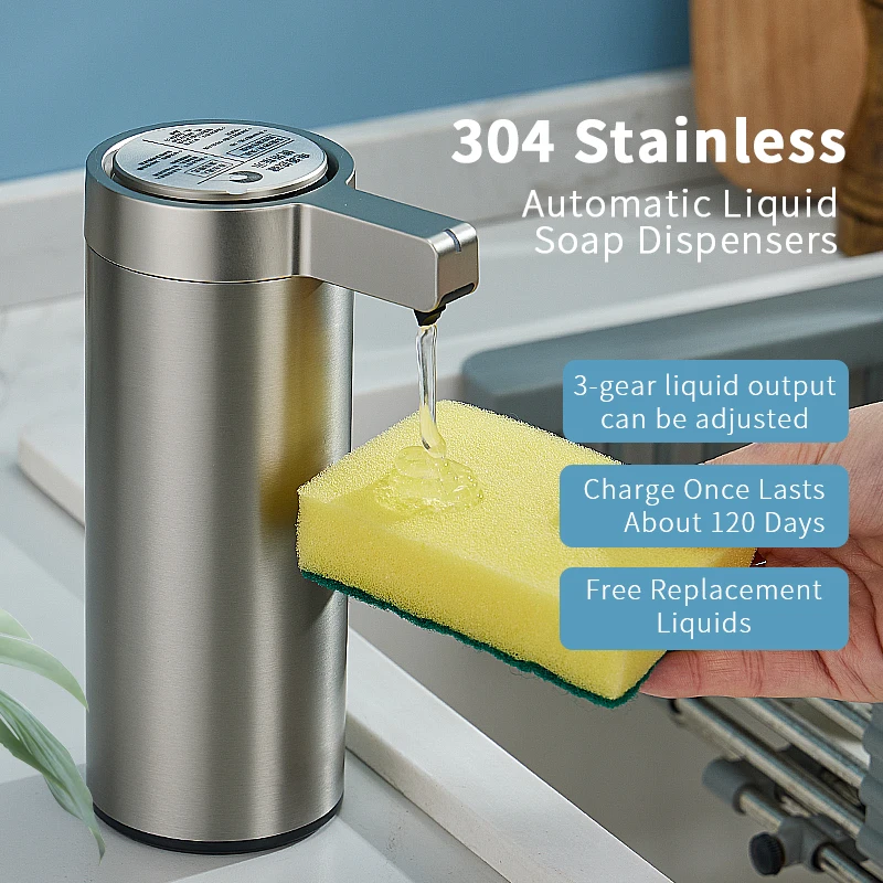 Kitchen Gadgets Smart - 270ml Küchenseifenspender Automatischer Sensor Händedesinfektionsmittel-Spender Intelligenter