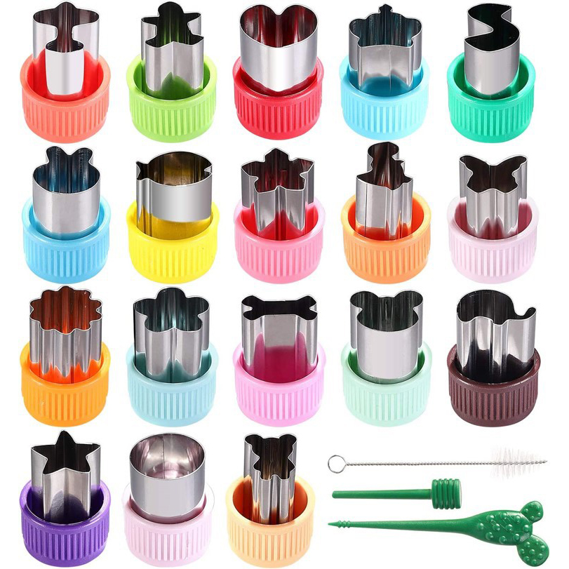 Kitchen Gadgets Smart - Edelstahl Gemüseschneider Formen Set für Kinder