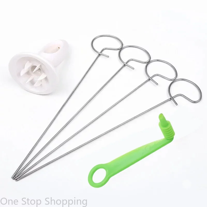 Kitchen Gadgets Smart - Spiralizer Chips Maker mit 4 Edelstahlstäben