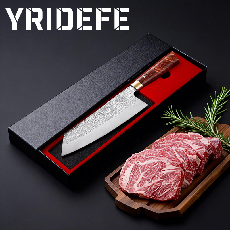 Kitchen Gadgets Japanese - Japanisches Küchenmesser, Kochzubehör, handgeschmiedetes Edelstahl-Mehrzweckmesser, Geschenkbox