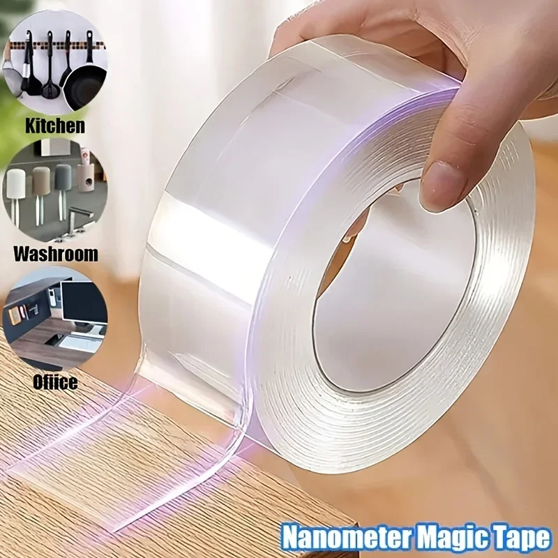 Kitchen Gadgets Electronic - 5 m Doppelkontakt-Nano-Klebeband, leistungsstarker, extra starker