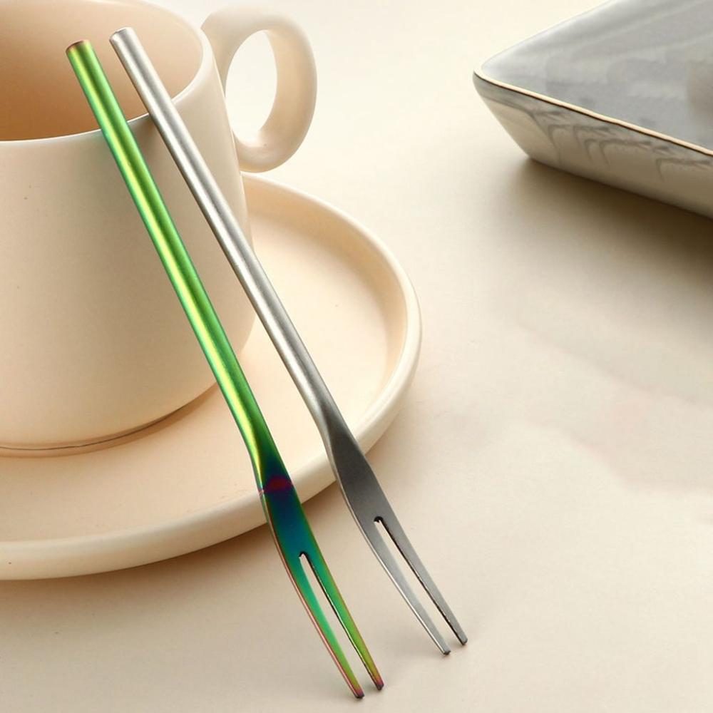 Kitchen Gadgets Trending - Kreative, modische Obstgabel mit langem Griff