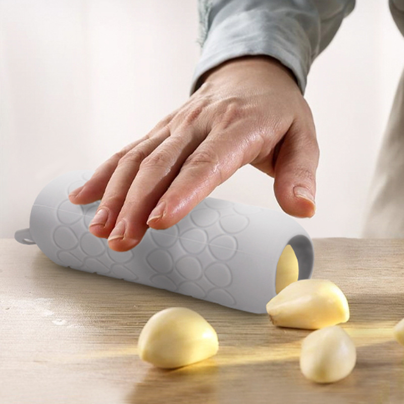 Kitchen Gadgets Youtube - Knoblauchschäler aus Silikon, Schnell-Schäler für Knoblauchzehen,