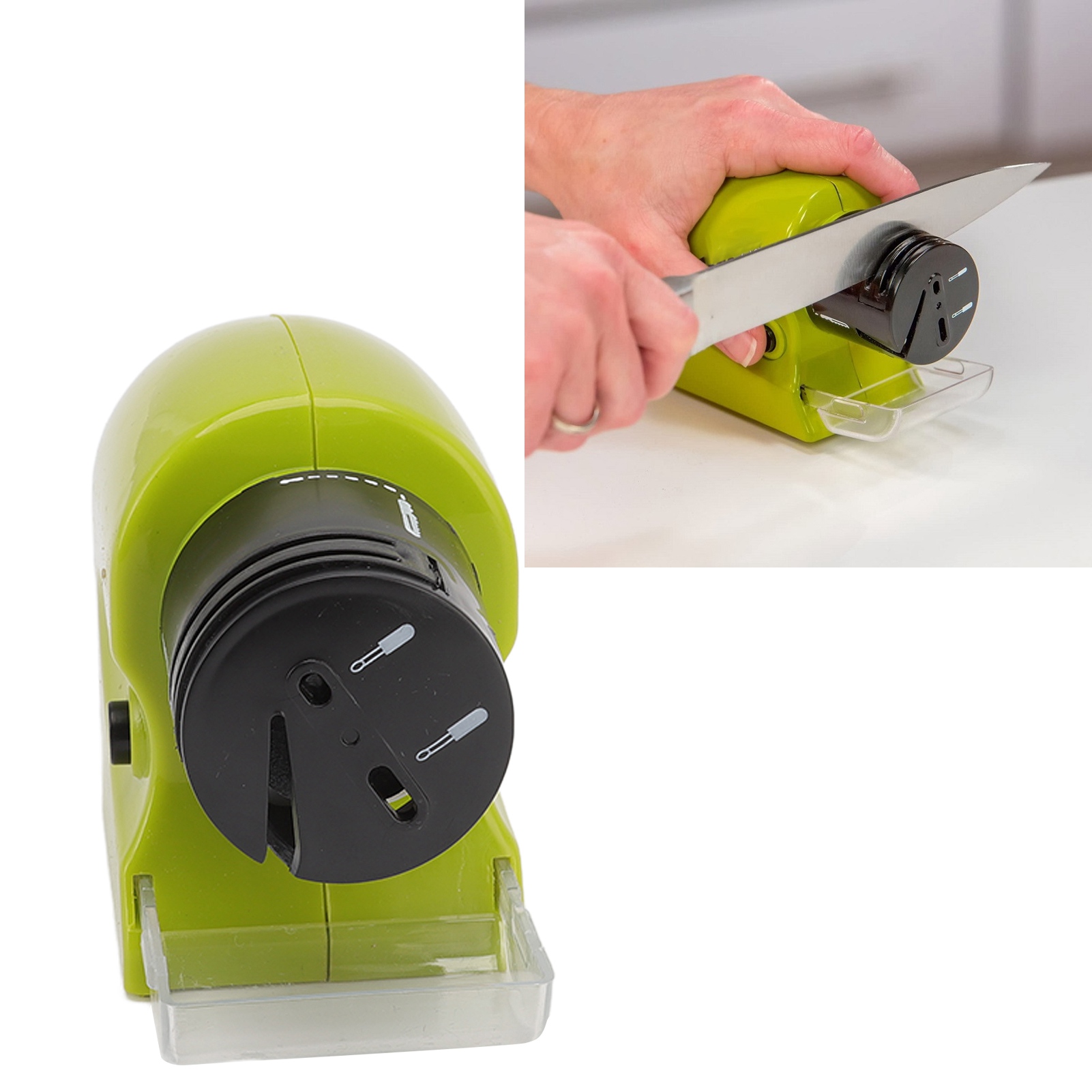 Kitchen Gadgets Electronic - Elektrischer Messerschärfer, elektrische Messerschärfmaschine, Werkzeug für