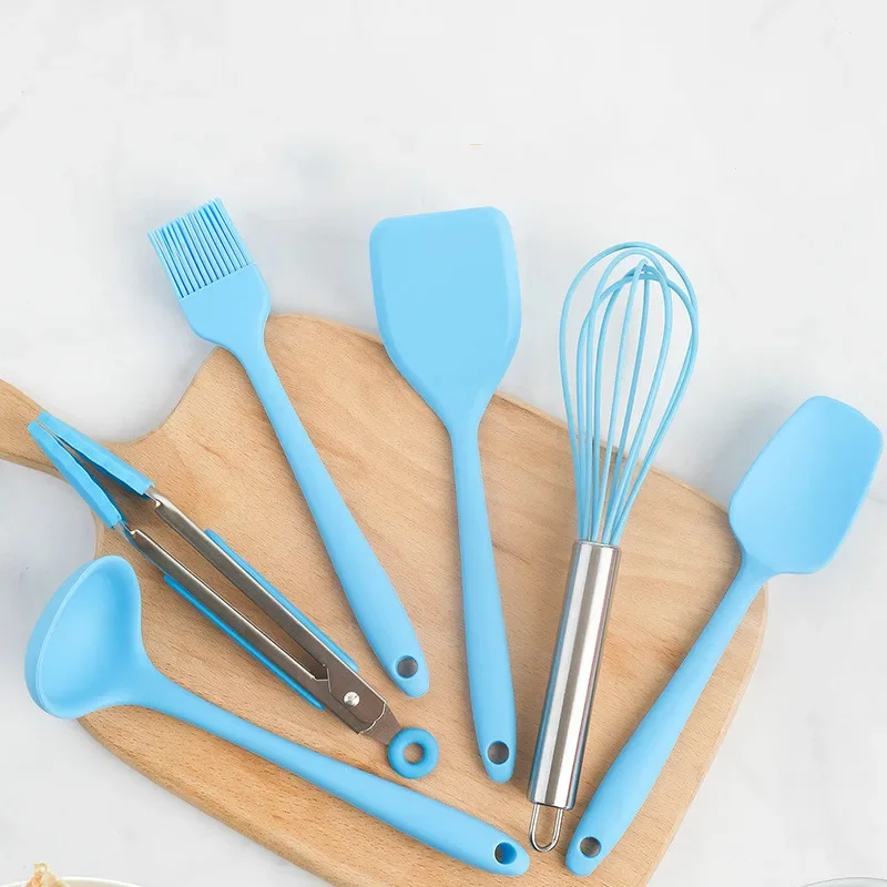 Kitchen Gadgets Made In Usa - Silikon-Küchenwerkzeug-Set, 6 Sätze All-Inclusive-Küchenutensilien aus Silikon,
