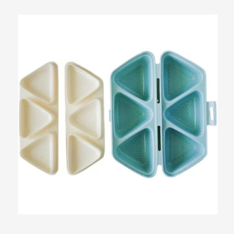 Kitchen Gadgets Japanese - 6-teiliges Dreieck-Sushi-Form-Set, Reis- und Gemüserollenformer, japanisches
