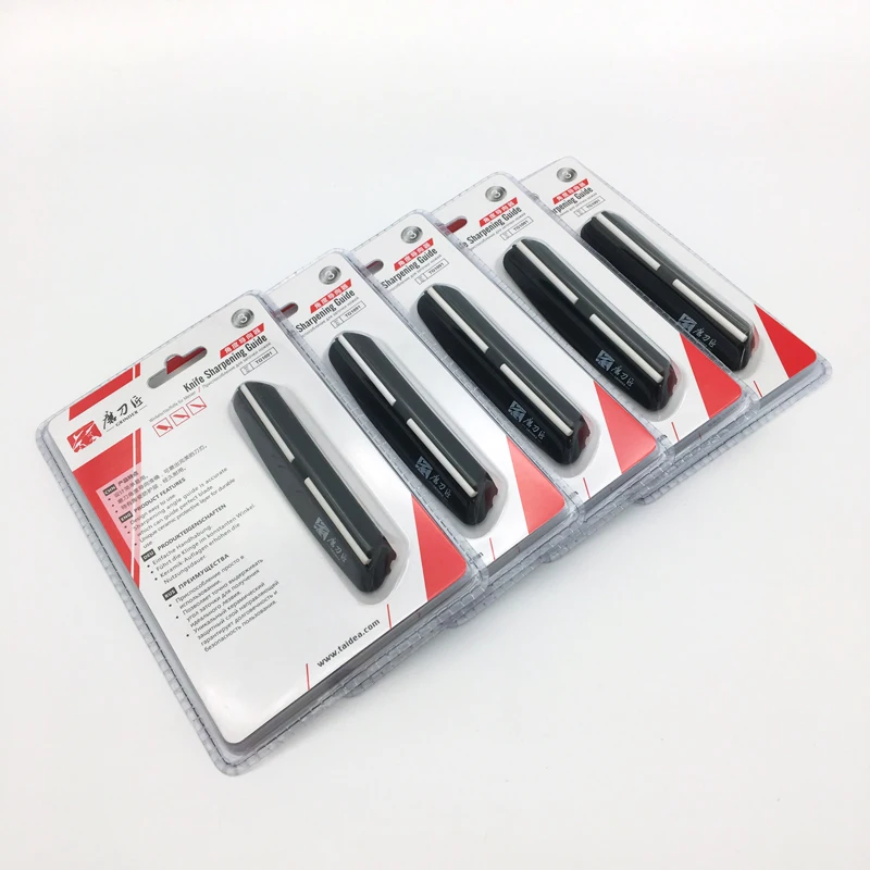 Kitchen Gadgets Guide - Küchenhelfer, Winkelführungsschärfer, PP & Keramik-Material, Schleifstein-Hilfswerkzeug