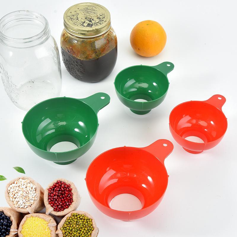 Kitchen Gadgets Popular - 2-teiliges Set Hochwertiger Weithals-Trichter aus Kunststoff