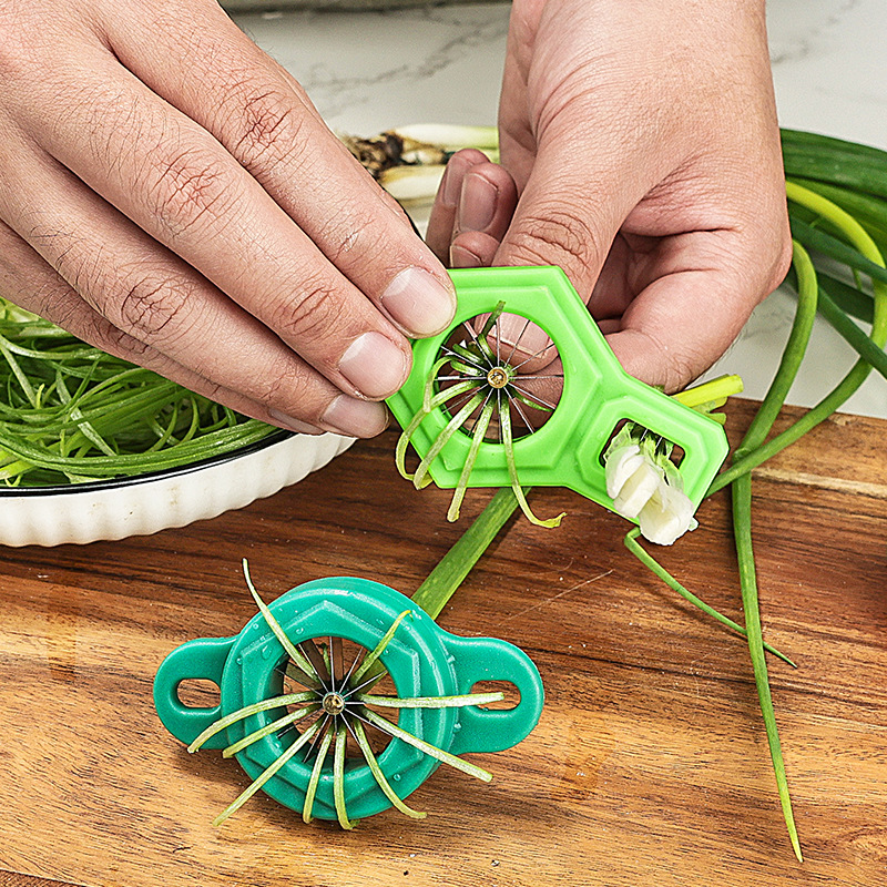 1PC Grün Zwiebel Slicer Cut Gr – Kitchen Gadgets Drawing Bewertung und Preis
