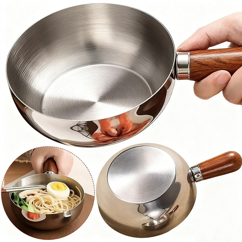 Edelstahl-Topf mit Walnussholz – Kitchen Gadgets Electronic Bewertung und Preis