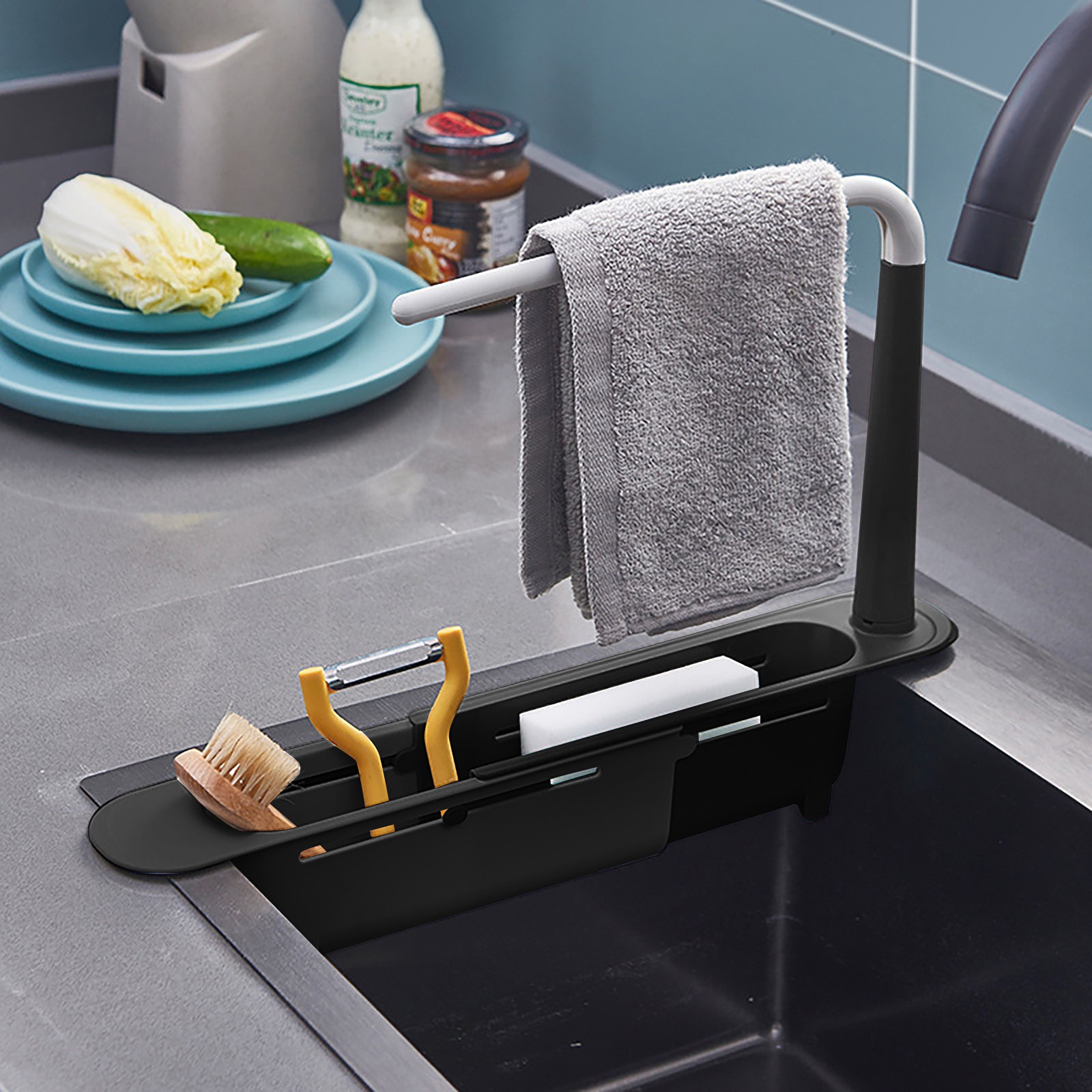 Teleskop Spüle Regal Abtropffl – Kitchen Gadgets Must Have Bewertung und Preis