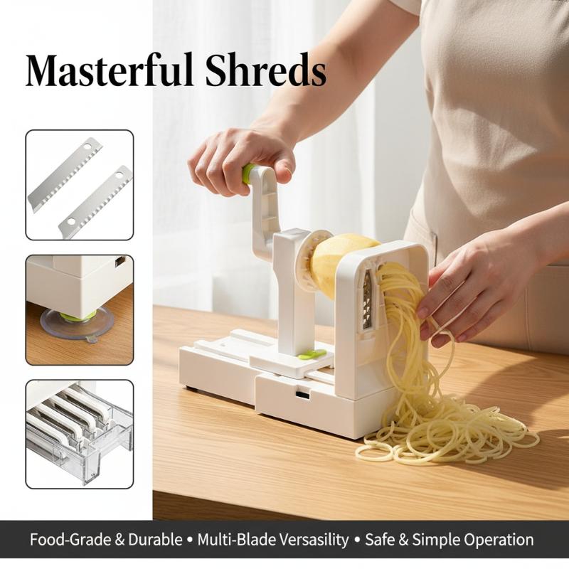 Edelstahl-Kartoffelnudelmaschi – Spiralizer Vegetable Noodle Bewertung und Preis