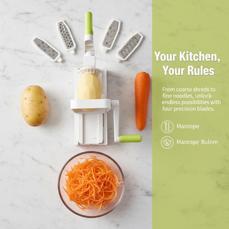 Edelstahl-Kartoffelnudelmaschi – Spiralizer Vegetable Noodle Bewertung und Preis