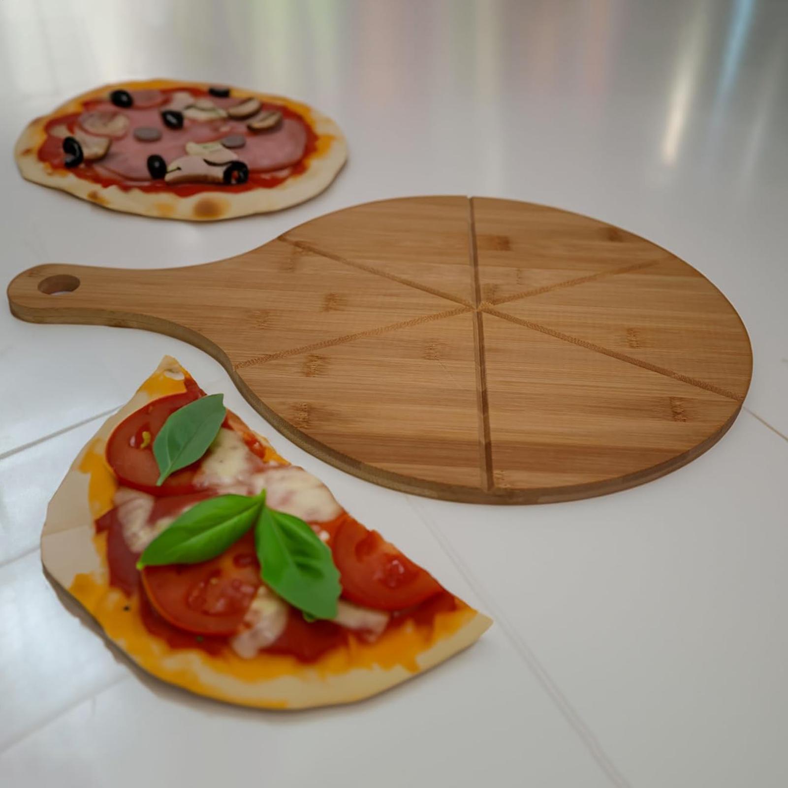 Pizza-Schneidebrett aus Holz,  – Kitchen Gadgets Guide Bewertung und Preis
