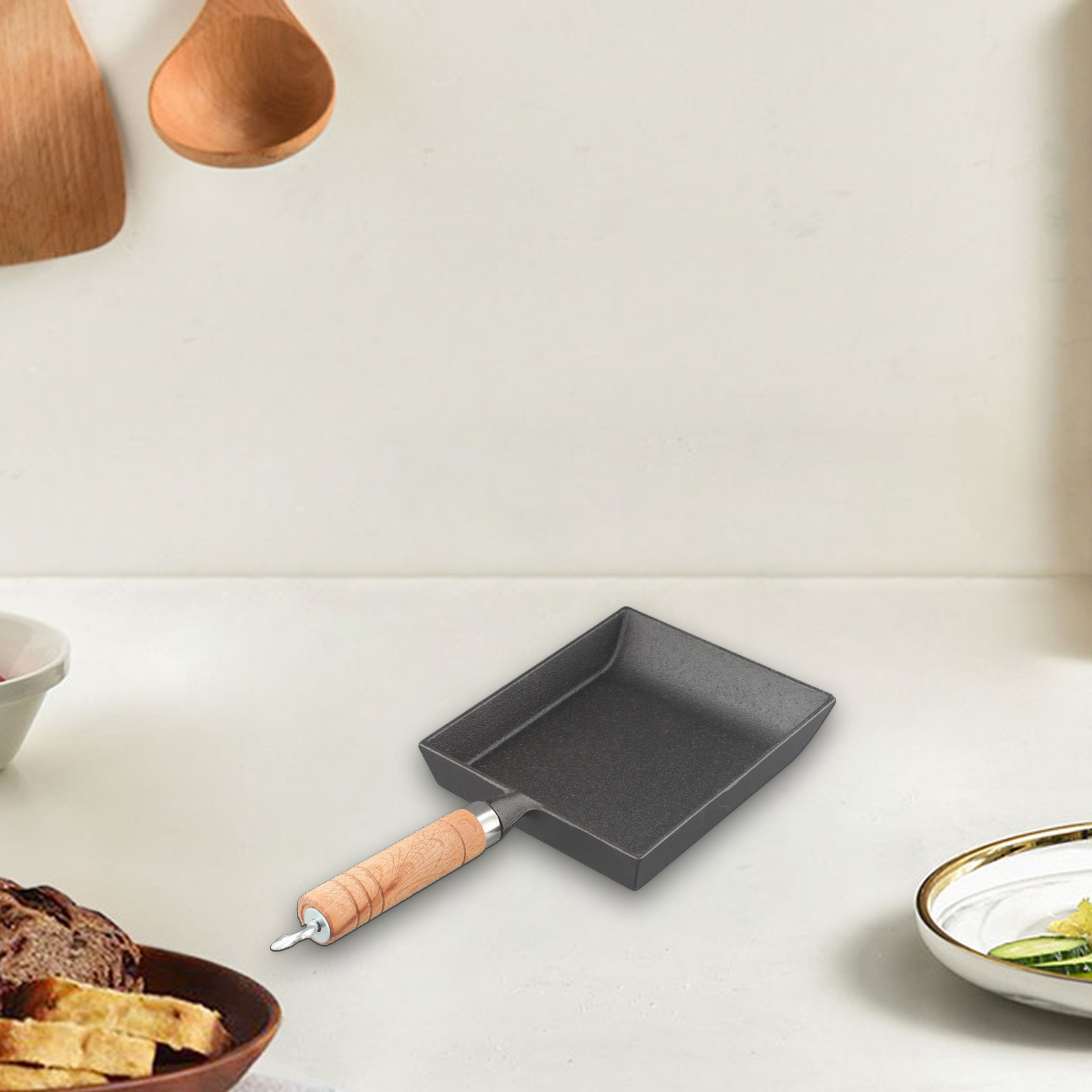 Edelstahl Schwarzer Tamagoyaki – Kitchen Gadgets Japanese Bewertung und Preis