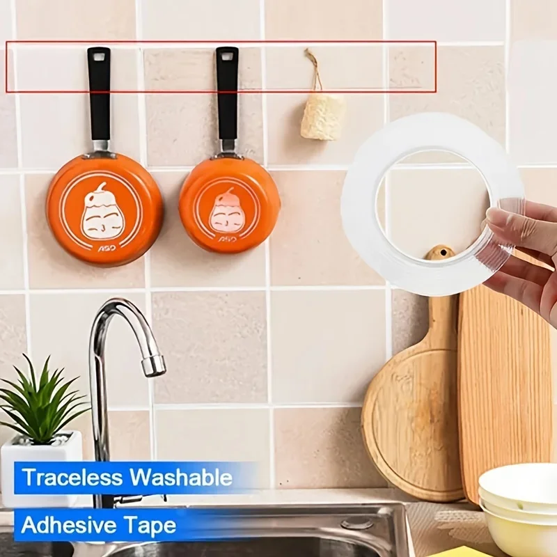 5 m Doppelkontakt-Nano-Klebeba – Kitchen Gadgets Electronic Bewertung und Preis
