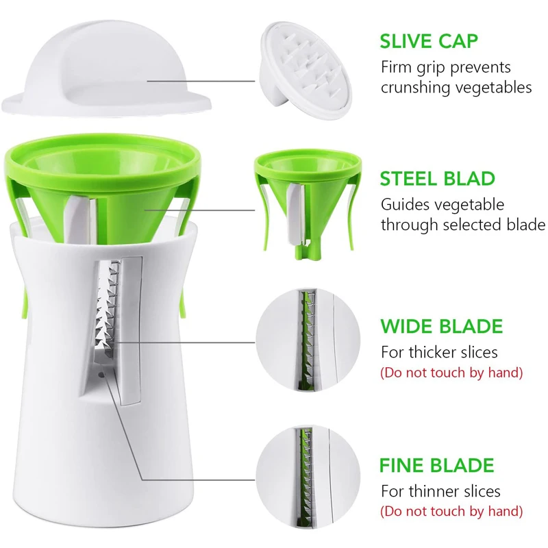 Hochleistungs-Gemüses pir aliz – Spiralizer Vegetable Noodle Bewertung und Preis